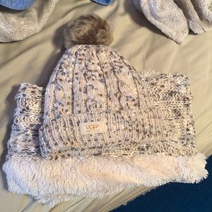 Ugg hat and scarf